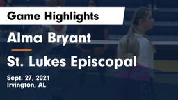 Alma Bryant  vs St. Lukes Episcopal  Game Highlights - Sept. 27, 2021