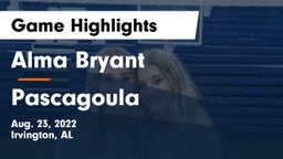 Alma Bryant  vs Pascagoula  Game Highlights - Aug. 23, 2022
