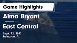 Alma Bryant  vs East Central Game Highlights - Sept. 22, 2022