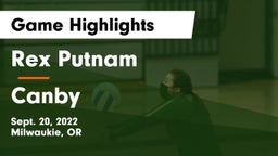 Rex Putnam  vs Canby Game Highlights - Sept. 20, 2022