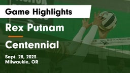 Rex Putnam  vs Centennial  Game Highlights - Sept. 28, 2023