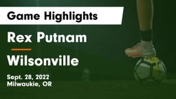 Rex Putnam  vs Wilsonville  Game Highlights - Sept. 28, 2022