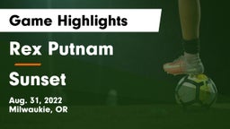 Rex Putnam  vs Sunset  Game Highlights - Aug. 31, 2022