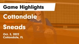 Cottondale  vs Sneads  Game Highlights - Oct. 3, 2022