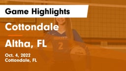Cottondale  vs Altha, FL Game Highlights - Oct. 4, 2022