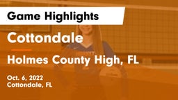 Cottondale  vs Holmes County High, FL Game Highlights - Oct. 6, 2022