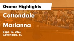 Cottondale  vs Marianna  Game Highlights - Sept. 19, 2023