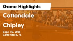 Cottondale  vs Chipley  Game Highlights - Sept. 25, 2023