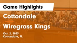 Cottondale  vs Wiregrass Kings Game Highlights - Oct. 2, 2023