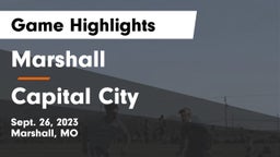 Marshall  vs Capital City   Game Highlights - Sept. 26, 2023