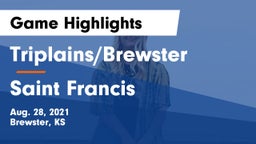 Triplains/Brewster  vs Saint Francis  Game Highlights - Aug. 28, 2021