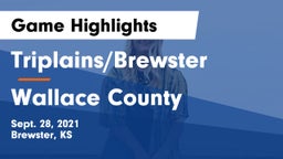 Triplains/Brewster  vs Wallace County  Game Highlights - Sept. 28, 2021