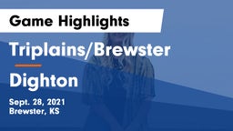 Triplains/Brewster  vs Dighton  Game Highlights - Sept. 28, 2021