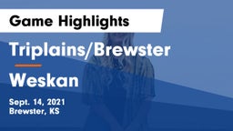 Triplains/Brewster  vs Weskan Game Highlights - Sept. 14, 2021