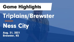 Triplains/Brewster  vs Ness City  Game Highlights - Aug. 31, 2021