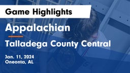 Appalachian  vs Talladega County Central  Game Highlights - Jan. 11, 2024