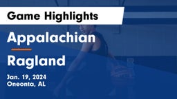 Appalachian  vs Ragland  Game Highlights - Jan. 19, 2024