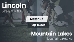 Matchup: Lincoln  vs. Mountain Lakes  2016