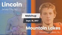 Matchup: Lincoln  vs. Mountain Lakes  2017