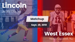 Matchup: Lincoln  vs. West Essex  2018