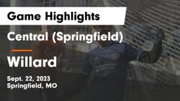 Central  (Springfield) vs Willard  Game Highlights - Sept. 22, 2023