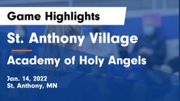 St. Anthony Village  vs Academy of Holy Angels  Game Highlights - Jan. 14, 2022