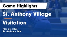 St. Anthony Village  vs Visitation  Game Highlights - Jan. 26, 2023