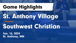 St. Anthony Village  vs Southwest Christian  Game Highlights - Jan. 16, 2024