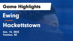 Ewing  vs Hackettstown  Game Highlights - Jan. 14, 2023