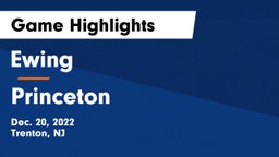 Ewing  vs Princeton Game Highlights - Dec. 20, 2022