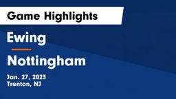 Ewing  vs Nottingham  Game Highlights - Jan. 27, 2023
