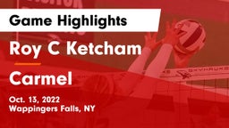 Roy C Ketcham vs Carmel Game Highlights - Oct. 13, 2022