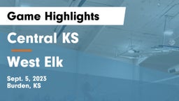 Central  KS vs West Elk  Game Highlights - Sept. 5, 2023