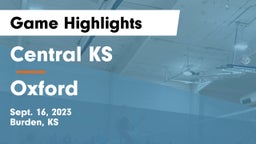 Central  KS vs Oxford  Game Highlights - Sept. 16, 2023