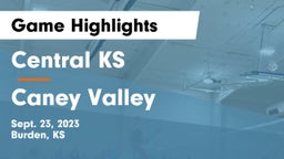 Central  KS vs Caney Valley  Game Highlights - Sept. 23, 2023