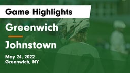Greenwich  vs Johnstown  Game Highlights - May 24, 2022