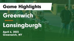 Greenwich  vs Lansingburgh  Game Highlights - April 6, 2023