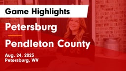 Petersburg  vs Pendleton County  Game Highlights - Aug. 24, 2023
