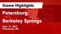 Petersburg  vs Berkeley Springs  Game Highlights - Sept. 21, 2023