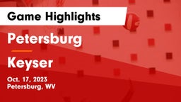 Petersburg  vs Keyser  Game Highlights - Oct. 17, 2023