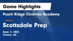 Pusch Ridge Christian Academy  vs Scottsdale Prep  Game Highlights - Sept. 2, 2022