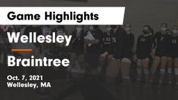 Wellesley  vs Braintree  Game Highlights - Oct. 7, 2021