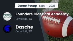 Recap: Founders Classical Academy  vs. Dasche 2023