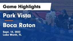 Park Vista  vs Boca Raton  Game Highlights - Sept. 14, 2022