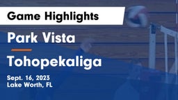 Park Vista  vs Tohopekaliga  Game Highlights - Sept. 16, 2023