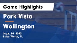 Park Vista  vs Wellington  Game Highlights - Sept. 26, 2023