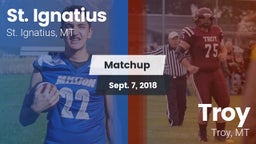 Matchup: St. Ignatius HS vs. Troy  2018