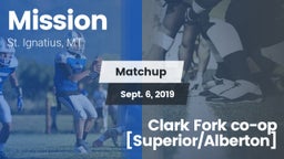 Matchup: St. Ignatius HS vs. Clark Fork co-op [Superior/Alberton] 2019