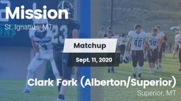Matchup: St. Ignatius HS vs. Clark Fork (Alberton/Superior)  2020