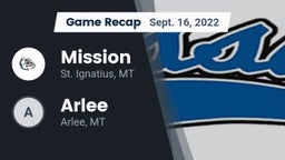 Recap: Mission  vs. Arlee  2022